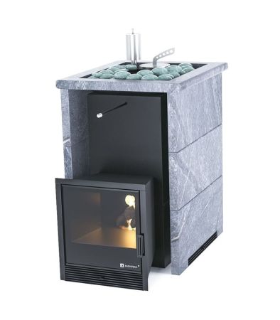 фото Печь для бани Easysteam Анапа в трехстороннем кожухе