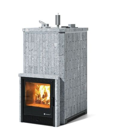 фото Печь для бани Easysteam Южная 35 с топкой из парной