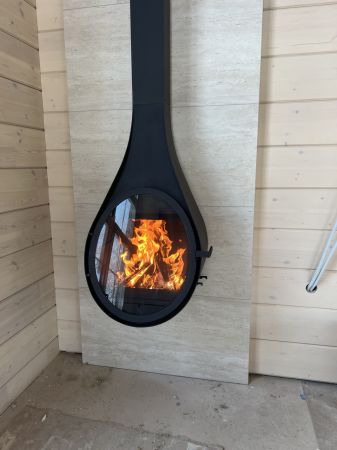 фото Подвесной камин Rocal Drop