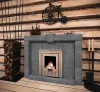 Портал для банной печи Talcum stone ТМ04 из талькомагнезита