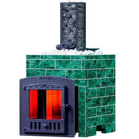 фото Печь Искандер 25 (П2) Оптима 680/40 в облицовке Змеевик