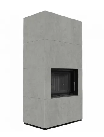 фото Каминокомплект Kratki PRO FLOKI прямое стекло