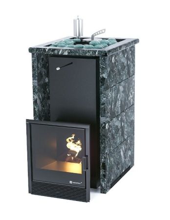 фото Печь для бани Easysteam Сочи в трехстороннем кожухе