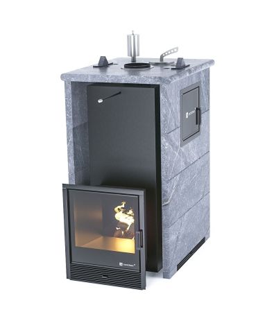 фото Печь для бани Easysteam Геленджик М2 в трехстороннем кожухе