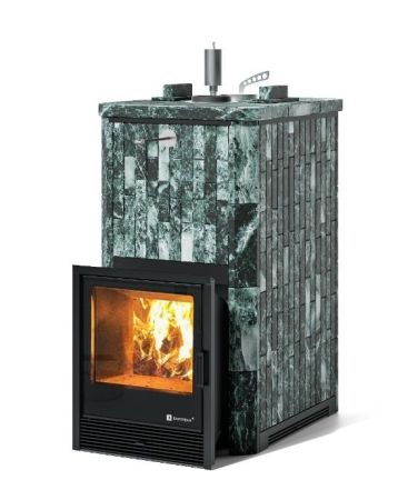 фото Печь для бани Easysteam Сочи в наборном полноценном кожухе 