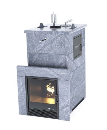 фото Печь для бани Easysteam Геленджик М2 в полноценном кожухе