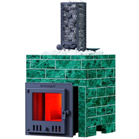 фото Банная печь Искандер 18 (М) Оптима 680/40 в облицовке Змеевик 