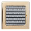 Решетка с жалюзи 17*17 золото
