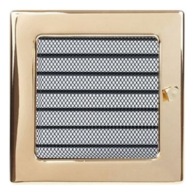  фото Решетка с жалюзи 17*17 золото