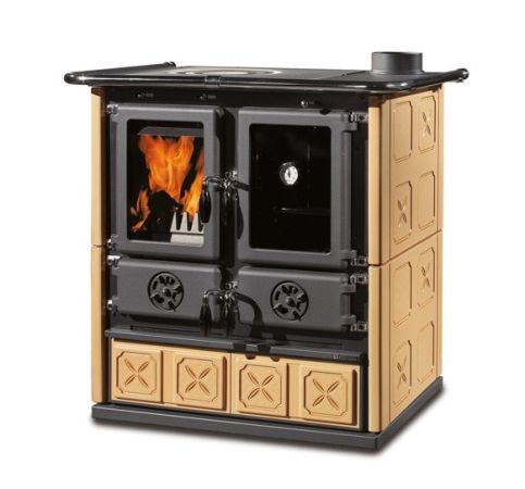 фото Кухонная дровяная плита Rosetta Maiolica La Nordica