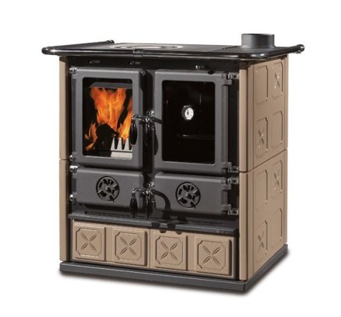 фото Кухонная дровяная плита Rosetta Maiolica La Nordica