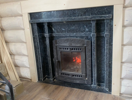 фото Портал из натурального камня к печи Атмосфера L/XL