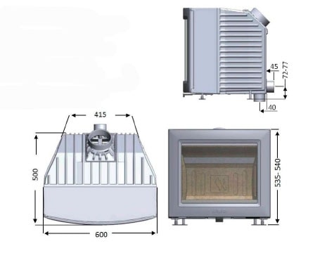 фото Каминная топка SK 2002