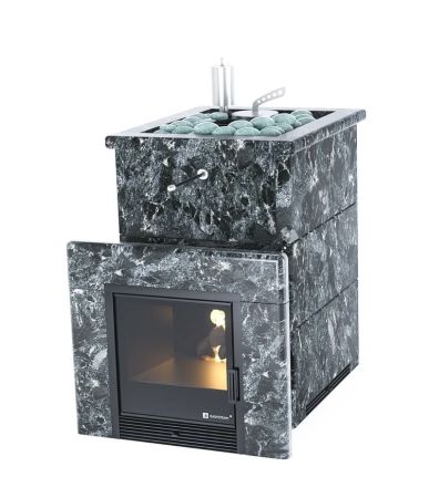 фото Печь для бани Easysteam Анапа в полноценном кожухе 