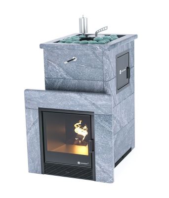  фото Печь для бани Easysteam Сочи М2 в полноценном кожухе