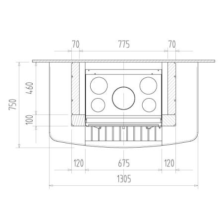 фото Каминная облицовка Supra Talence