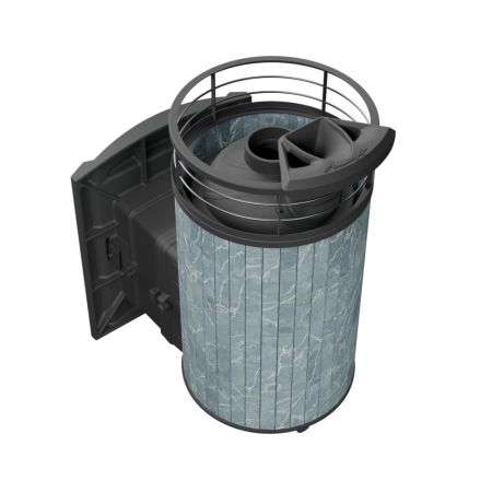 фото Печь для бани Атмоcфера L ламель с сеткой