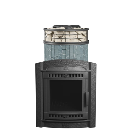 фото Печь для бани Атмоcфера L ламель с сеткой