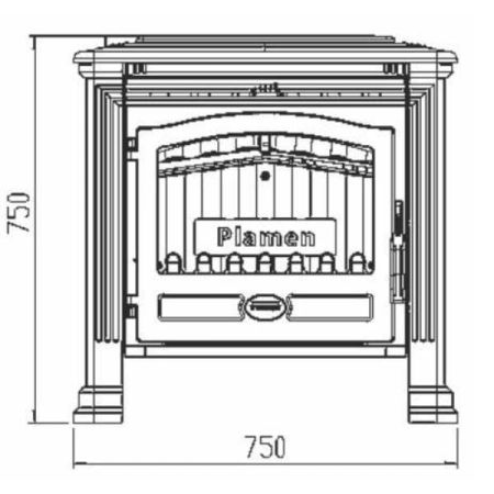 фото Печь-камин Plamen Tena