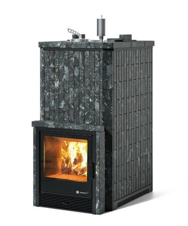 фото Печь для бани Easysteam Южная 35 с топкой из парной