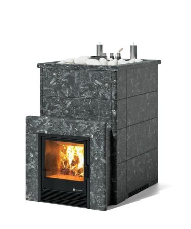 фото Печь для бани Easysteam Домна 45 К в полноценном кожухе