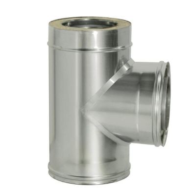  фото Сендвич-тройник Дымок 90° D120/200мм, 439/439