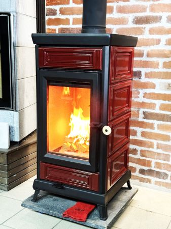 фото Печь-камин Astov Майолика