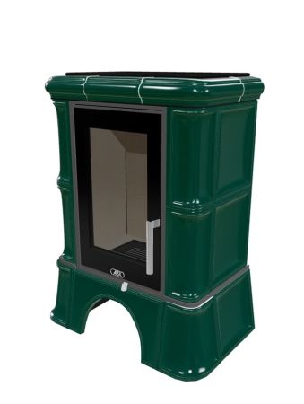 фото Печь-камин ABX BAVARIA EXclusive кафельный цоколь