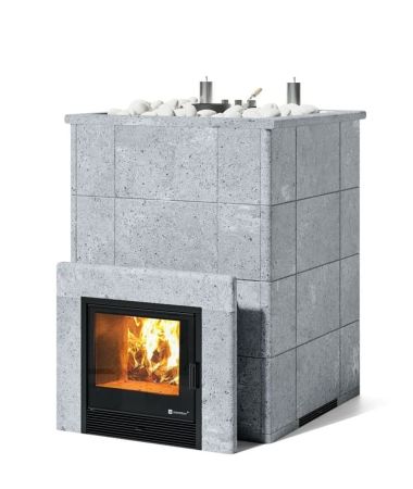 фото Печь для бани Easysteam Домна 80 К в полноценном кожухе