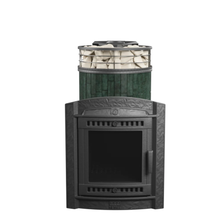 фото Печь для бани Атмоcфера L ламель с сеткой