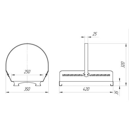 фото Дровница Вулкан VKN111