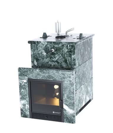 фото Печь для бани Easysteam Анапа в полноценном кожухе 