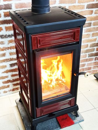 фото Печь-камин Astov Майолика