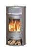 Печь-камин Polar 6 серая с панорамным стеклом ABX