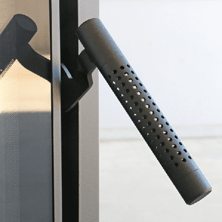 фото Kratki Titan Glass Panoramic металлическая печь-камин