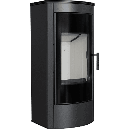 фото Kratki Titan Glass Panoramic металлическая печь-камин