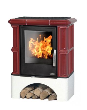 фото Печь ABX BAVARIA KI с т/о кафельный цоколь