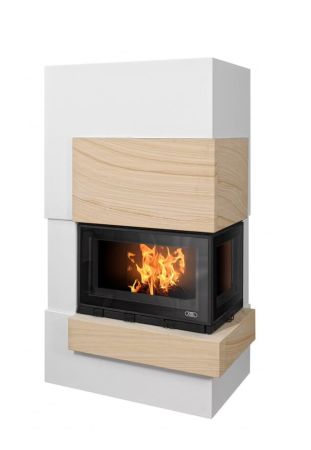 фото Камин ABX с облицовкой Norfolk угловой