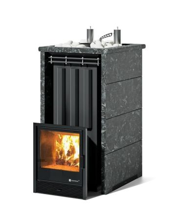 фото Печь для коммерческой бани Easysteam Геленджик К в трехстороннем кожухе