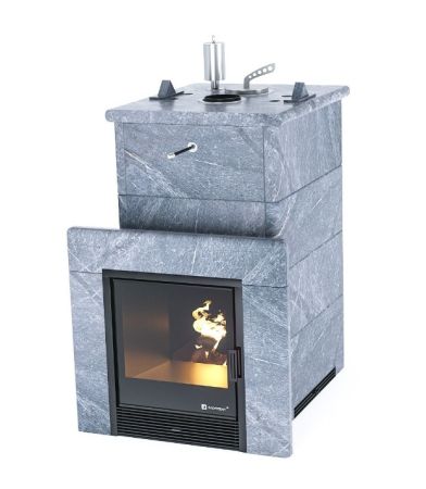 фото Печь для бани Easysteam Сочи в полноценном кожухе