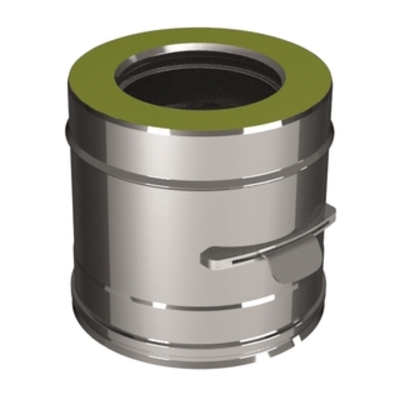  фото Сендвич-шибер Дымок LUX D120/200мм, 321/439