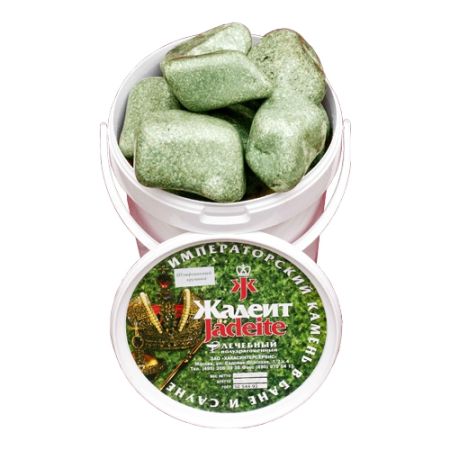 фото Камни для бани Жадеит шлифованный 5 кг