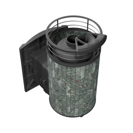 фото Печь для бани Атмоcфера L ламель с сеткой