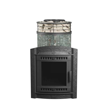 фото Печь для бани Атмоcфера L ламель с сеткой