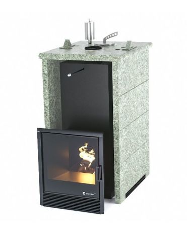 фото Печь для бани Easysteam Сочи в трехстороннем кожухе